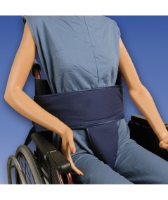 Cinturon Abdominal con soporte perineal para silla