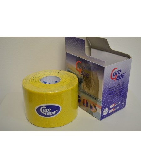 Cure Tape 5cm x 5m color amarillo