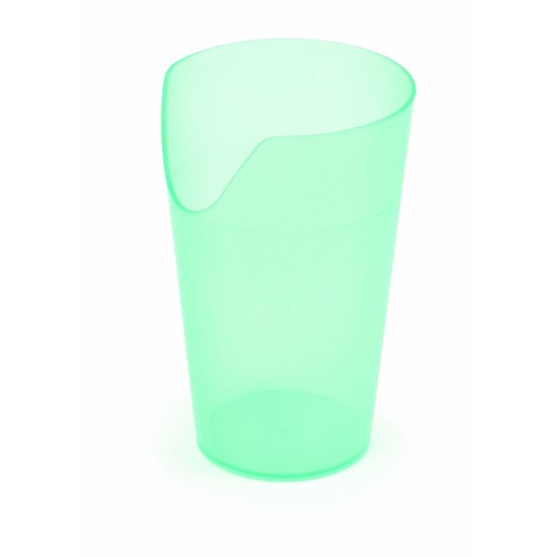 Vaso con hueco para la nariz 