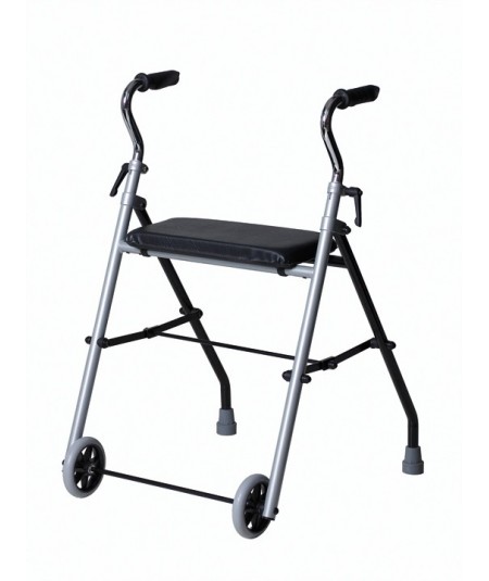 Andador Plegable con Ruedas y  Asiento Mini Rollator