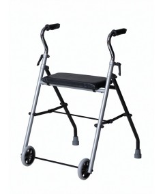 Andador Plegable con Ruedas y  Asiento Mini Rollator