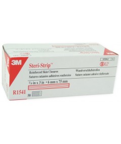 Steri-Strip 6 x 75 mm Rojo 150 uds