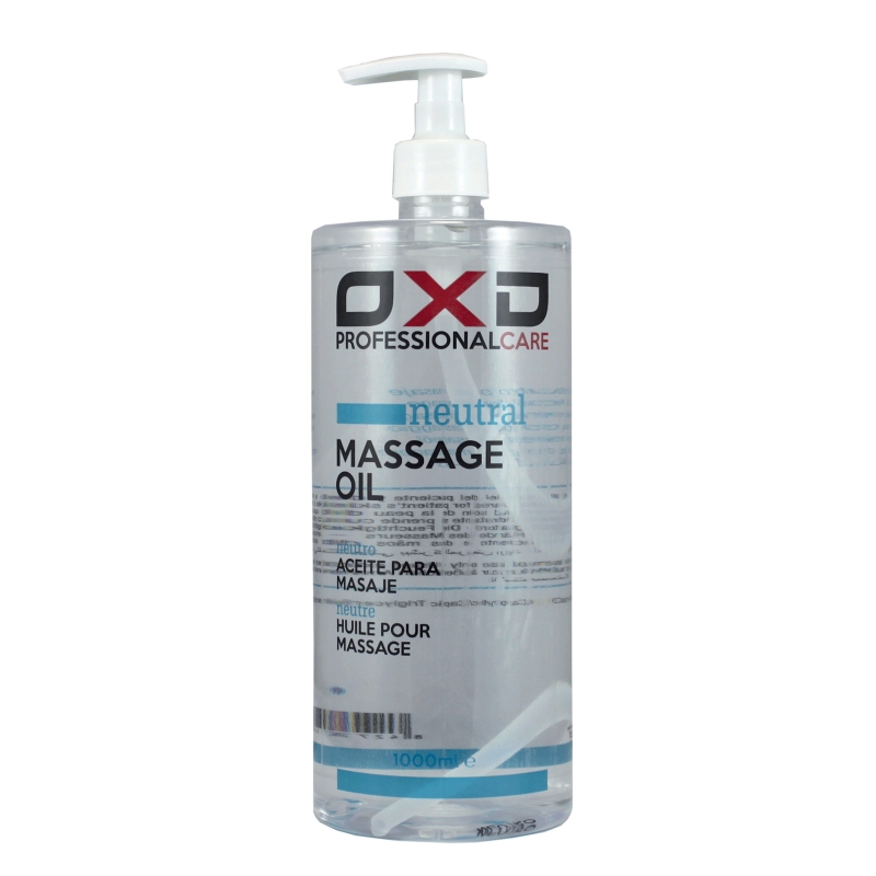 Aceite hidratante neutro para masaje OXD con Dosificador