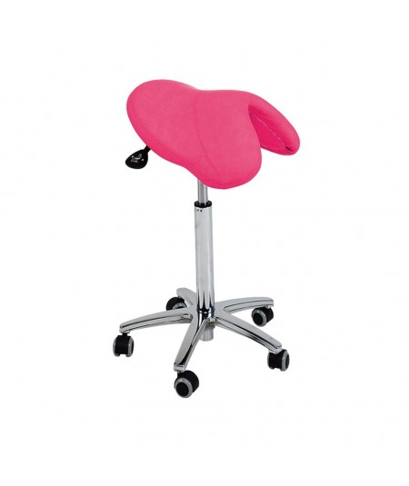 Taburete Pony Silla Montar Base Cromada