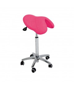 Taburete Pony Silla Montar Base Cromada