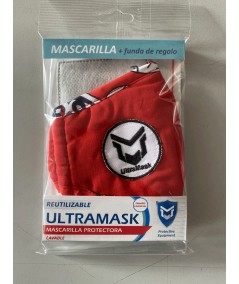 Mascarilla Infantil Ultramask Protectora Lavable Sin Valvula con Filtro Extraible de Carbón Activo 5 Capas (Norma N95)