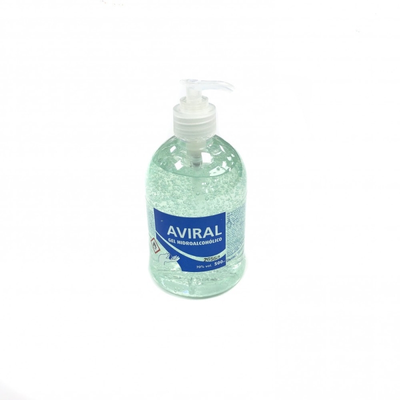 Gel Hidroalcohólico Aviral 500 ml.