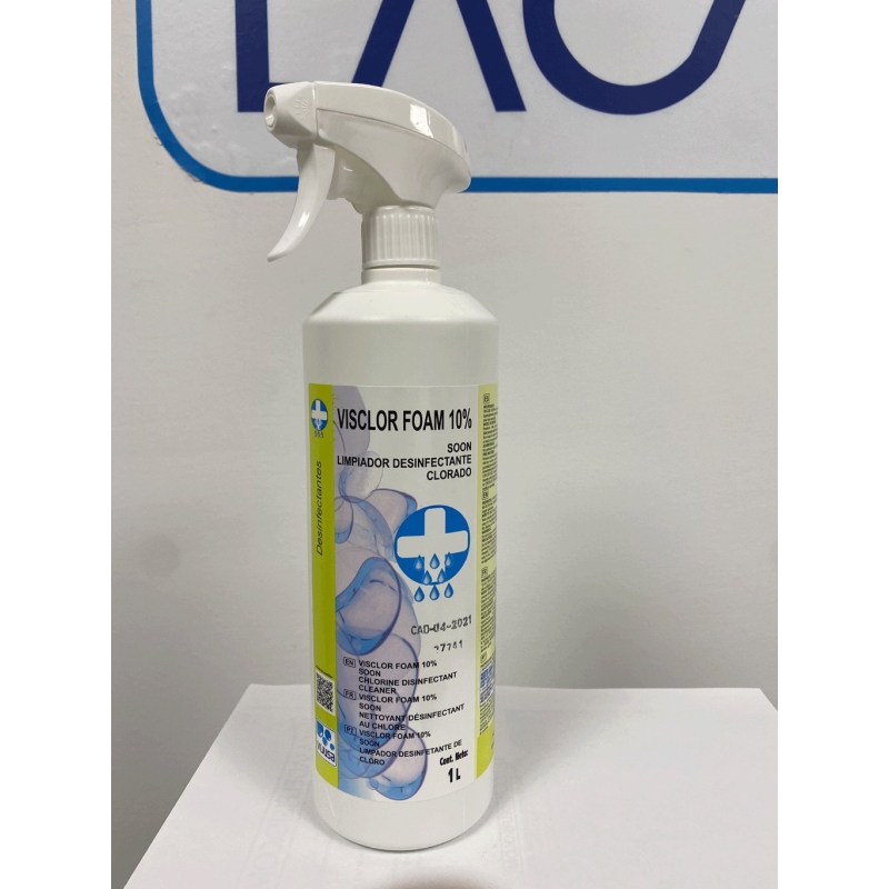 Desinfectante 1 Litro Visclor Foam 10%
