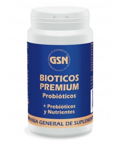 Bioticos Premium. Probioticos + Prebioticos y Nutrientes. 180 gr.