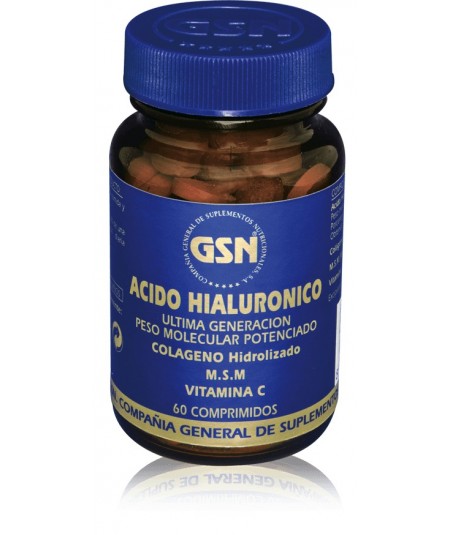 Acido Hialuronico-Colagneo-M.S.M y Vitamina C. 60 Comprimidos