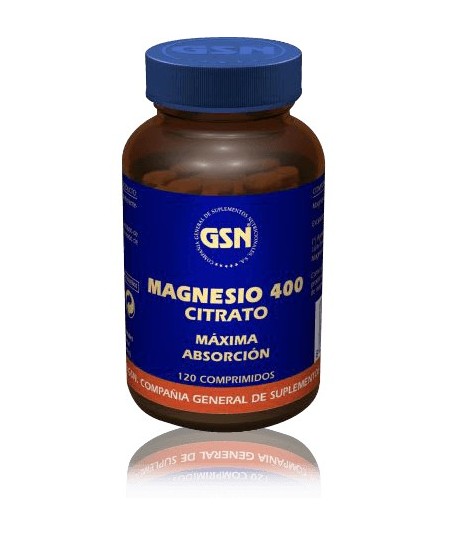Magnesio 400 Citrato. 120 Comprimidos