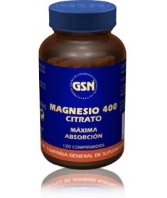 Magnesio 400 Citrato. 120 Comprimidos