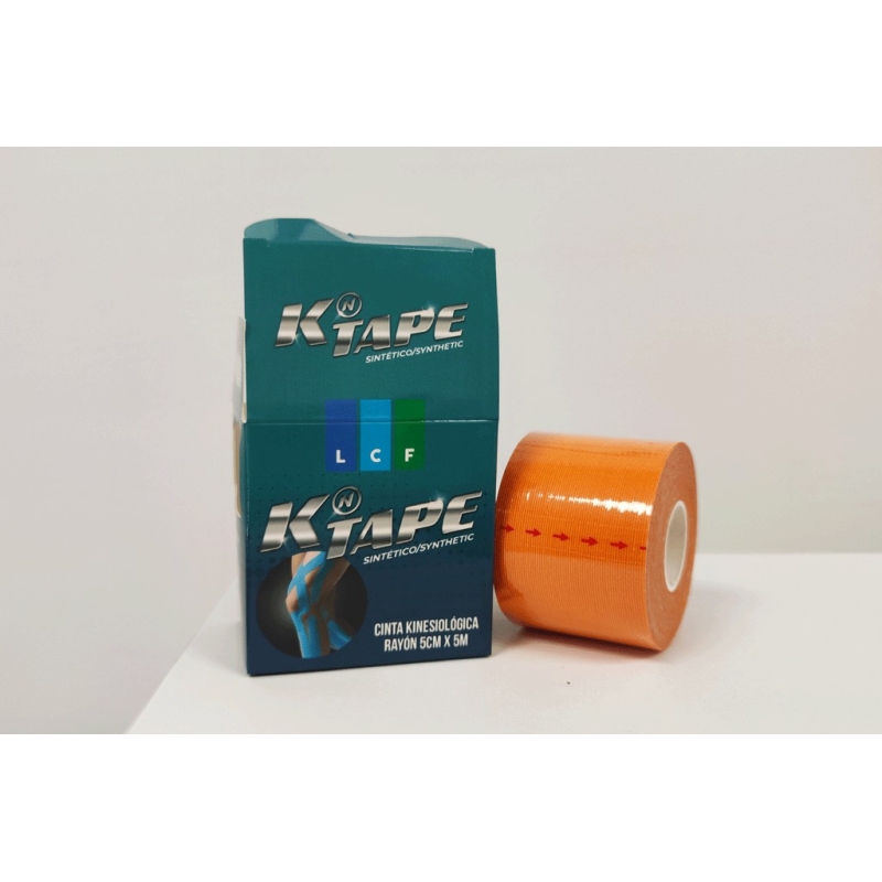 Kinesio KN-Tape Sintetico LCF. Medida 5 cm x 5 m.