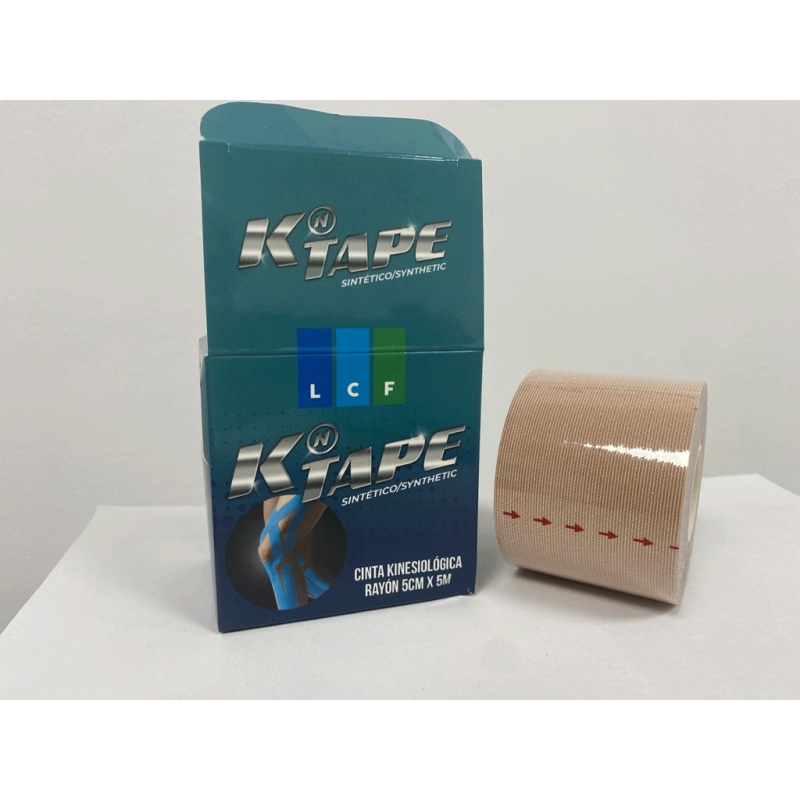 Kinesio KN-Tape Sintetico LCF. Medida 5 cm x 5 m.