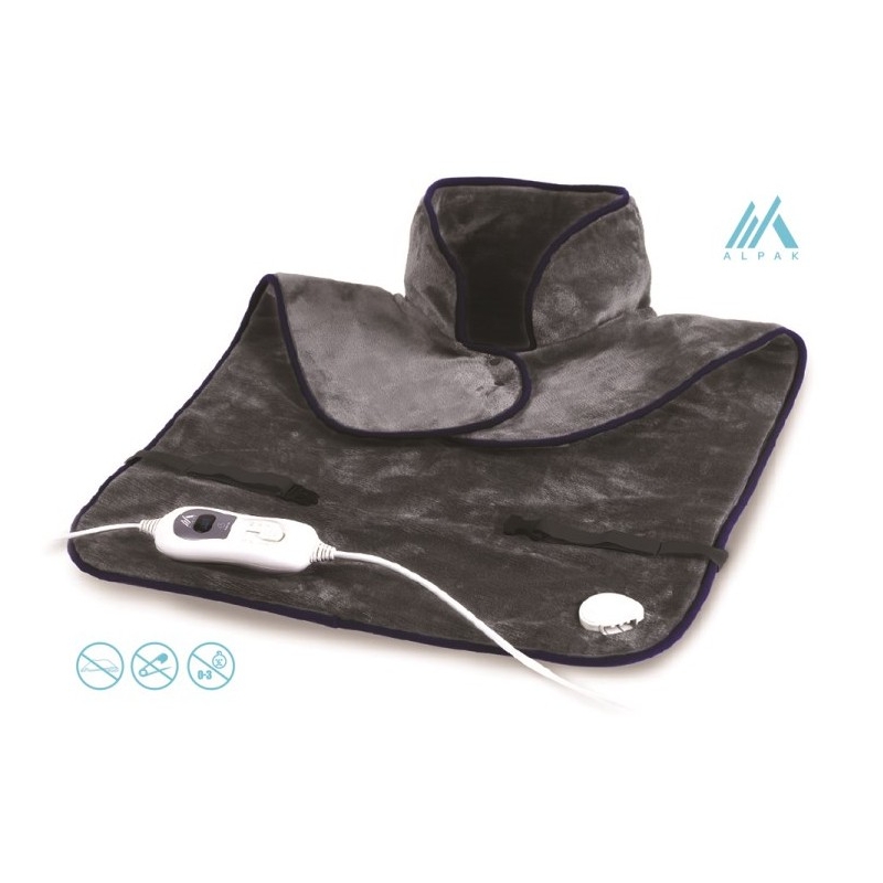 ADLER AD7437 Manta Electrica Lumbar Espalda Cuello, Almohadilla