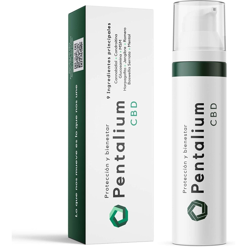 Crema Pentalium con CBD Antiflamatoria. 75gr.