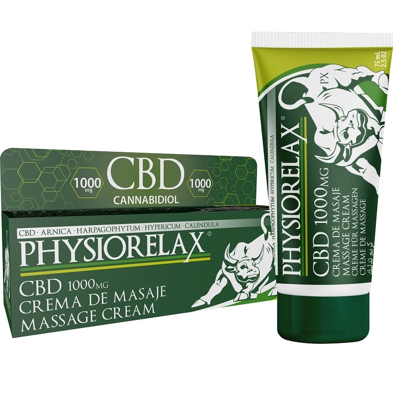 Crema de Masaje  Physiorelax CBD. 75 gr