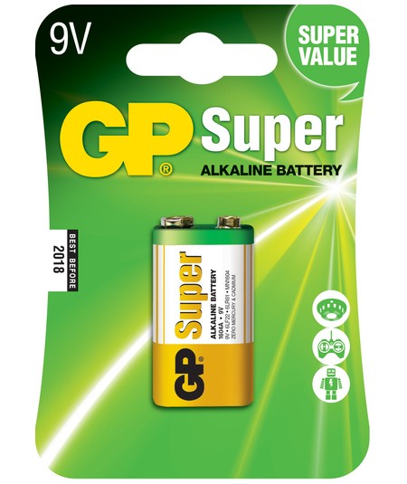 Pila GP Super Alcalina 9V