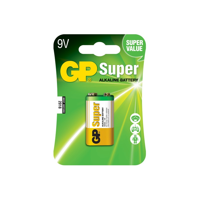 Pila GP Super Alcalina 9V