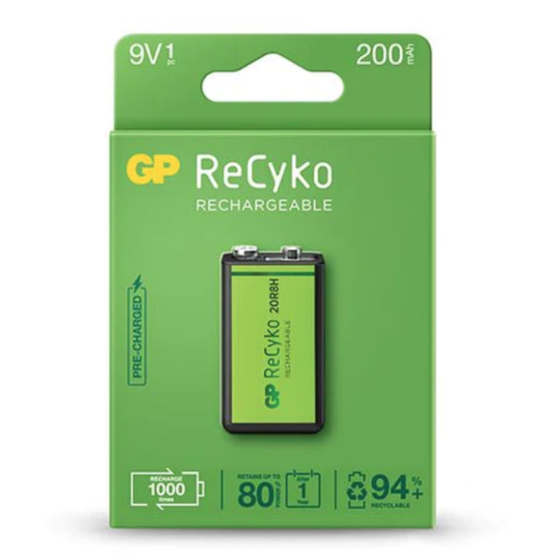 Pila Recyko Recargable 9V