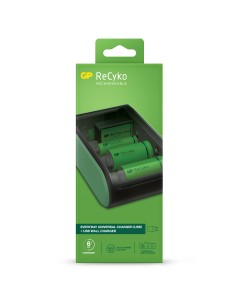 Cargador Pilas Recyko USB universal- AA, AAA, C, D, 9V