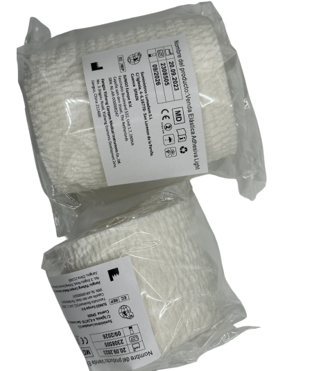 VENDA ELASTICA MEDICAL SUPPLIES 5 X 5 C/BLANCO