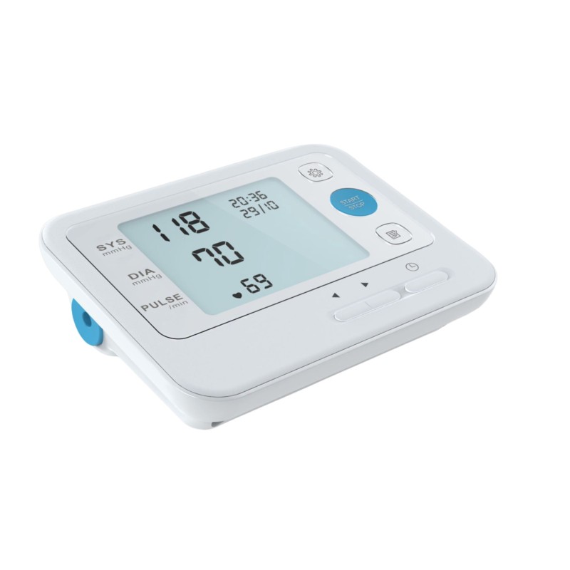 Tensiometro Digital Yonker para medir la tensión del paciente.