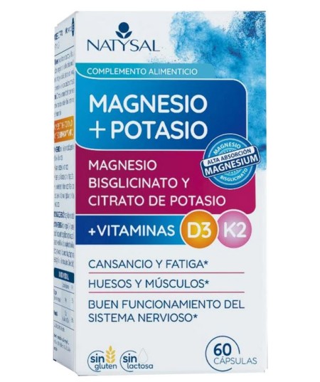 Magnesio + Potasio 60 capsulas