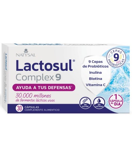 Lactosul Complex 9. 30 capsulas