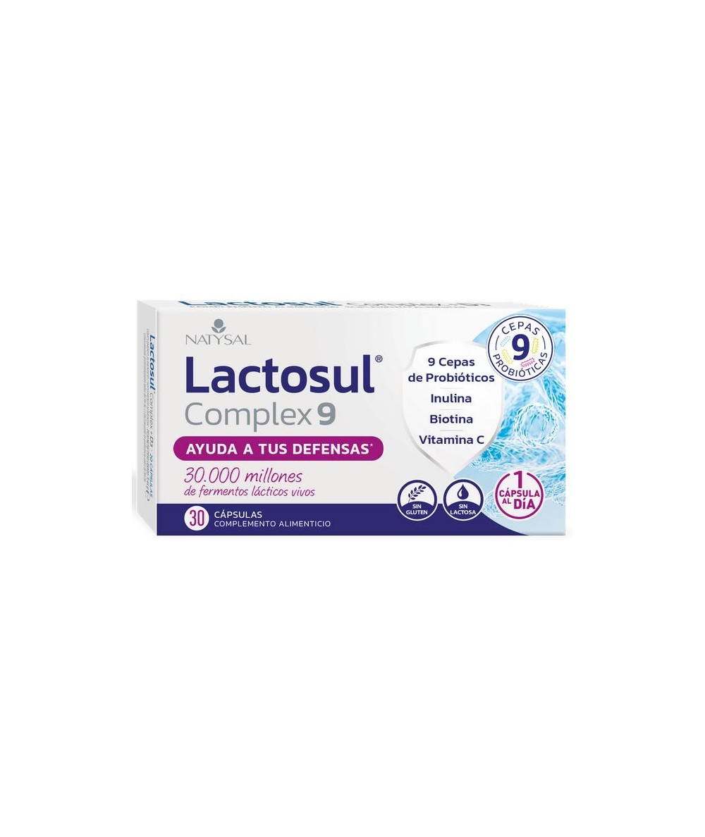 Lactosul Complex 9. 30 capsulas
