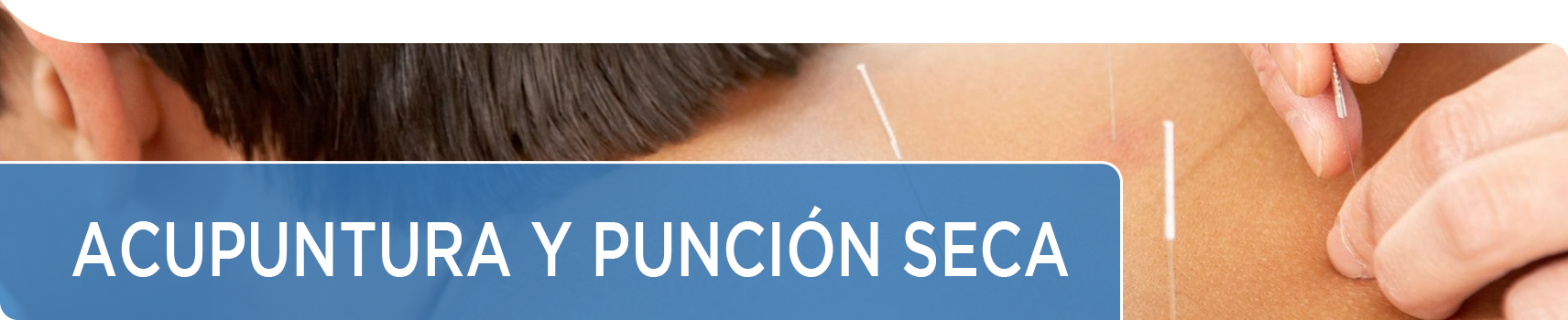 ACUPUNTURA Y PUNCIÓN SECA