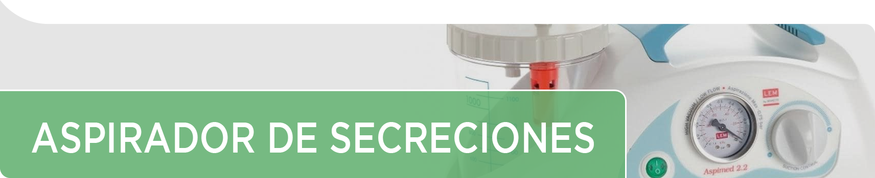 Aspirador de secreciones